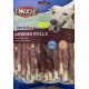 Snack per cani in pelle bovina con carnedi anatra 30 pezzi 240gr lunghezza 12cm